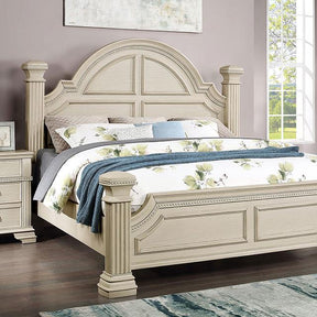  Furniture of America Pamphilos FOA7144WH-Q-BED Queen Bed IMAGE 1