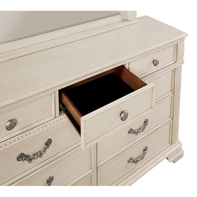  Furniture of America Pamphilos FOA7144WH-Q-BED Queen Bed IMAGE 3