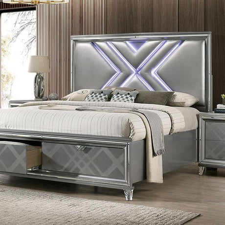  Furniture of America Emmeline FOA7147EK-BED E.King Bed IMAGE 1