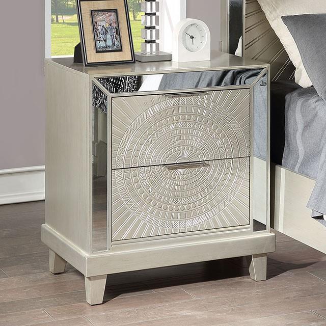  Furniture of America Valletta FOA7157N Night Stand IMAGE 1