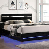  Furniture of America Erlach FOA7189BK-Q-BED Queen Bed IMAGE 1
