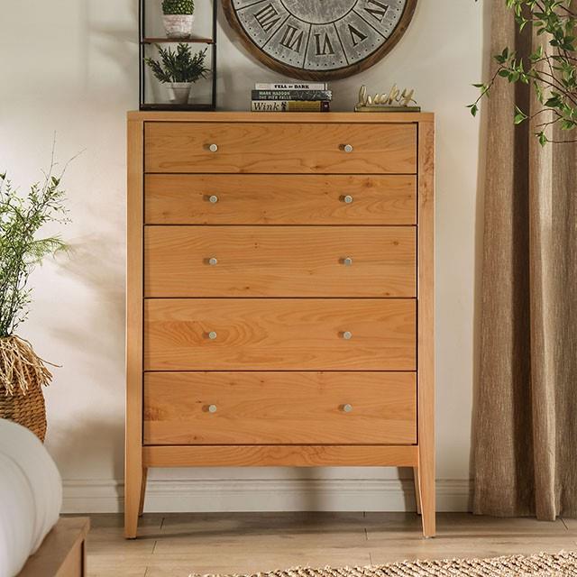  Furniture of America Willamette FOA7602C-5D 5-Drawer Chest IMAGE 1