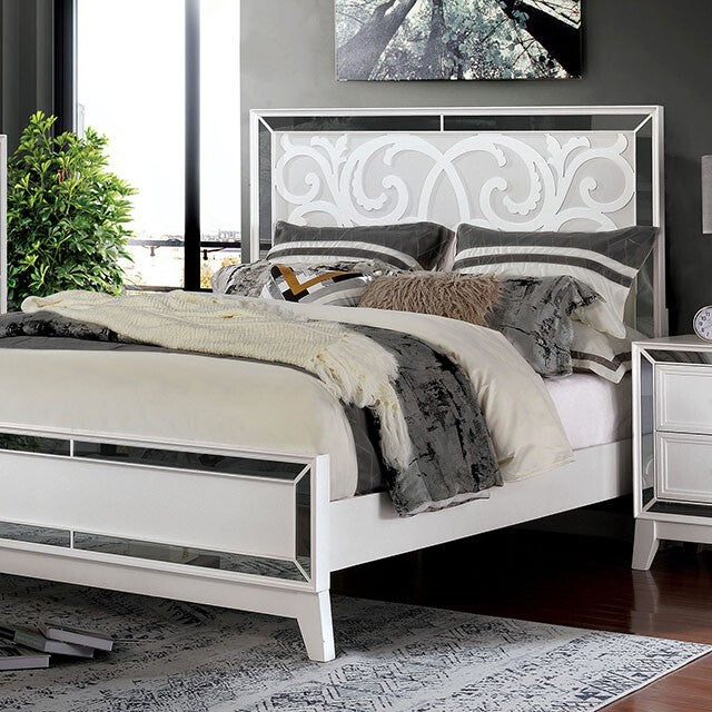  Furniture of America Lamego King Panel Bed FOA7887EK-BED IMAGE 1