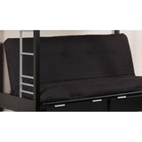  Furniture of America Plosh FP-2405BK 6" Black Futon Mattress IMAGE 2