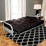  Furniture of America Plosh FP-2406BK 8" Black Futon Mattress IMAGE 1