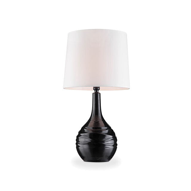  Furniture of America Ida Table Lamp L9502BK IMAGE 1