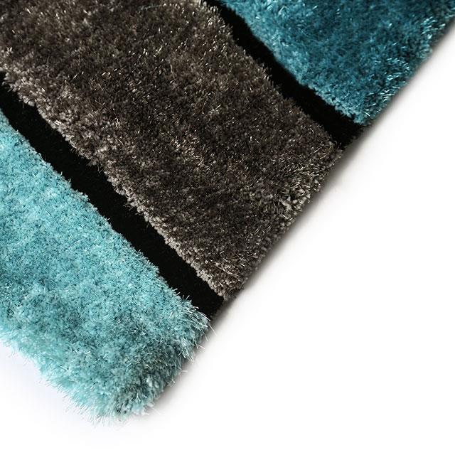  Furniture of America Winnipeg RG4111 5' X 7' Gray & Blue Area Rug IMAGE 3
