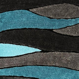  Furniture of America Winnipeg RG4111 5' X 7' Gray & Blue Area Rug IMAGE 6