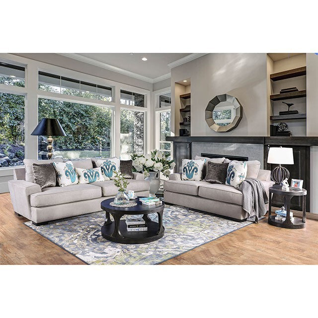  Furniture of America Renesmee Stationary Fabric Loveseat SM1223-LV IMAGE 1