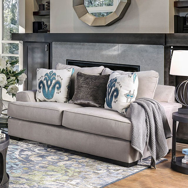  Furniture of America Renesmee Stationary Fabric Loveseat SM1223-LV IMAGE 5