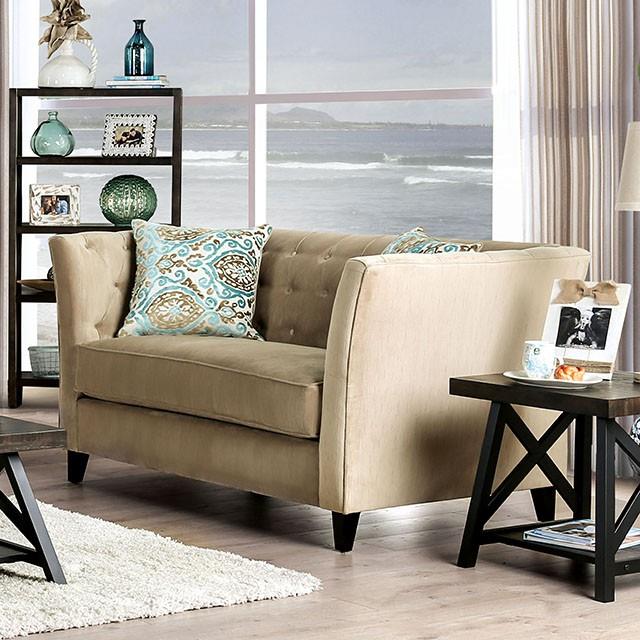  Furniture of America Monaghan SM2666-LV Love Seat IMAGE 1