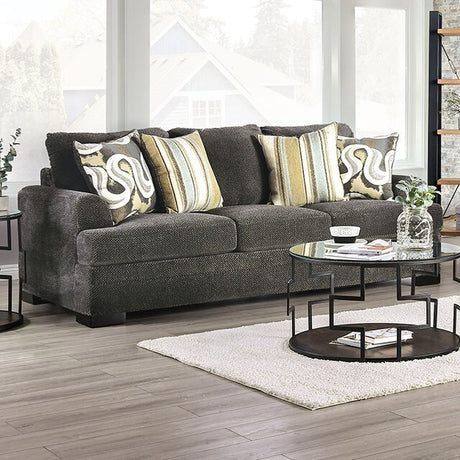  Furniture of America Taliyah Stationary Fabric Sofa SM3080-SF IMAGE 1