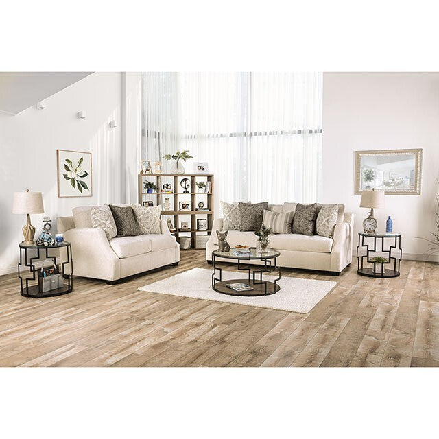  Furniture of America Laila Stationary Fabric Sofa SM3083-SF IMAGE 2