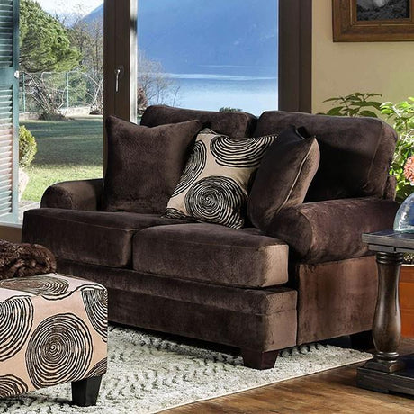  Furniture of America Bonaventura SM5142BR-LV Love Seat IMAGE 5