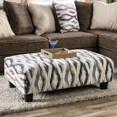  Furniture of America Kempston SM5155-OT Ottoman IMAGE 1