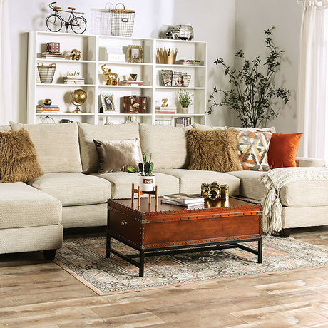  Furniture of America Carnforth Fabric Sectional SM5218-SECT IMAGE 1