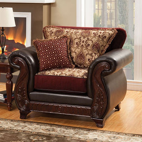  Furniture of America Franklin SM6107N-CH Chair IMAGE 1