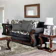  Furniture of America Whitland Stationary Fabric Loveseat SM6218-LV IMAGE 1
