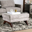 Furniture of America Harlech SM8004-OT Ottoman IMAGE 1
