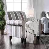  Furniture of America Misty SM8141-CH-ST Stripe Chair IMAGE 2