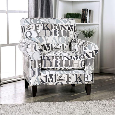  Furniture of America Verne SM8330-CH-LT Letter Chair IMAGE 1