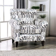  Furniture of America Verne SM8330-CH-LT Letter Chair IMAGE 1
