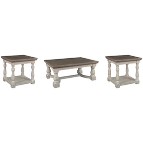  Signature Design by Ashley Havalance T814T1 Coffee Table and 2 End Tables IMAGE 1