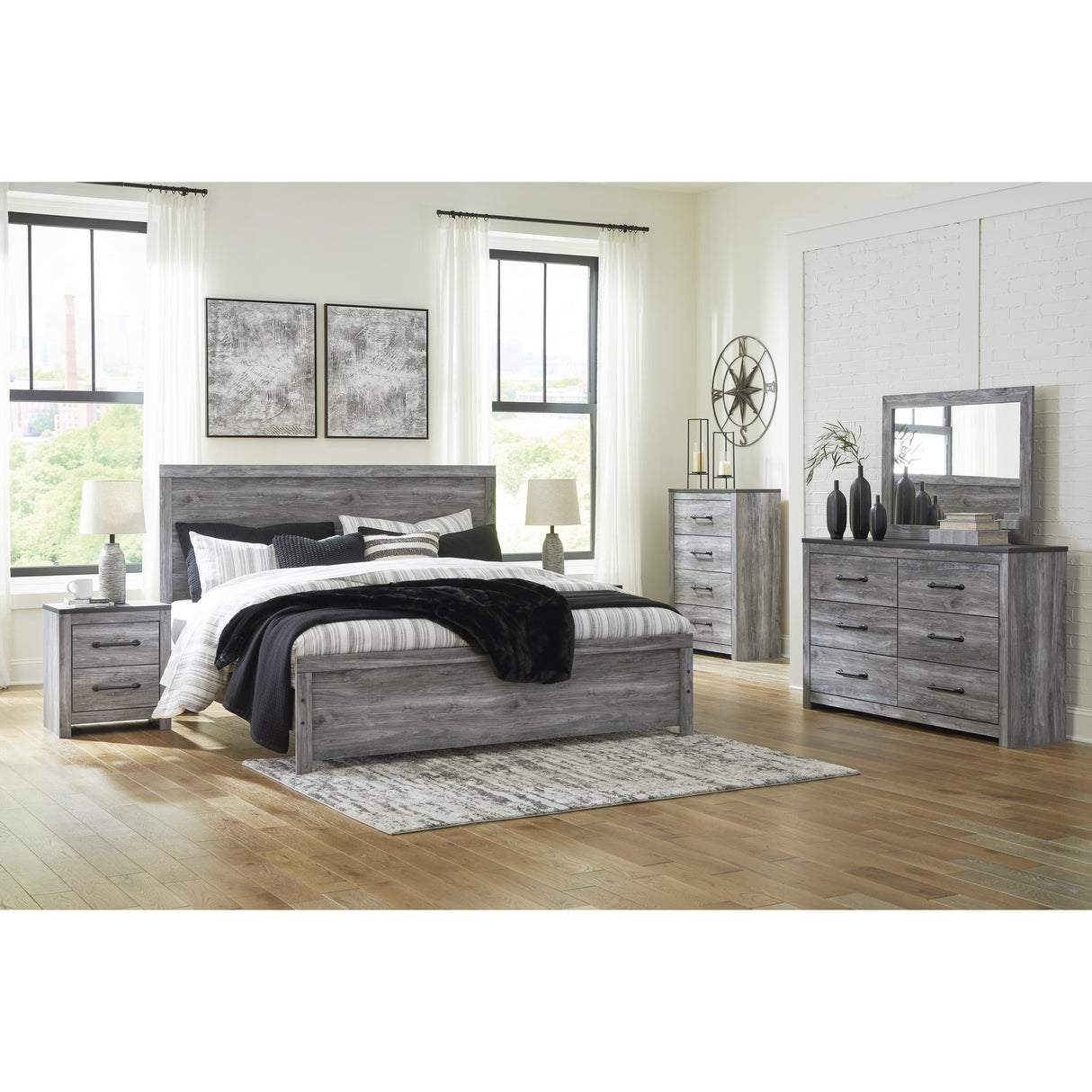  Signature Design by Ashley Bronyan B1290-92 Two Drawer Night Stand IMAGE 7