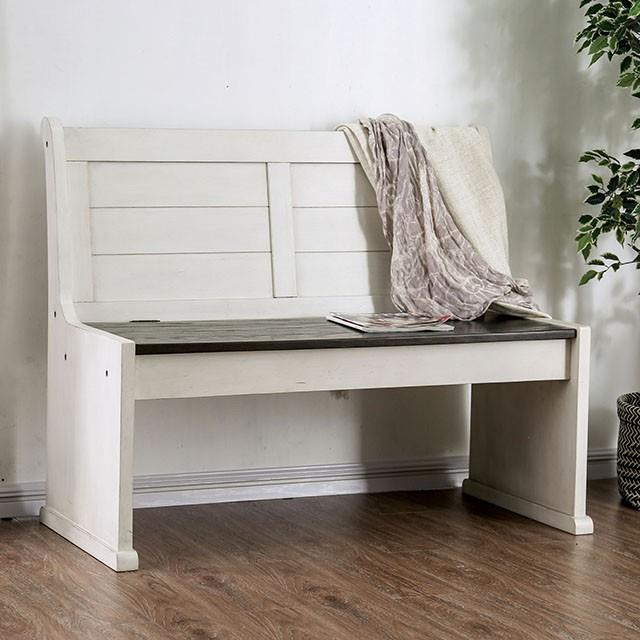  Furniture of America Nekoma CM3195PLV Counter Ht. Love Seat IMAGE 1