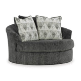  Signature Design by Ashley Biddeford 3550421 Oversized Swivel Accent Chair IMAGE 1