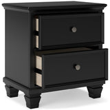  Signature Design by Ashley Lanolee B687-92 Two Drawer Night Stand IMAGE 2