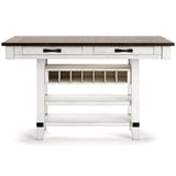  Signature Design by Ashley Valebeck D546-32 Rectangular Dining Room Counter Table IMAGE 3