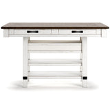  Signature Design by Ashley Valebeck D546-32 Rectangular Dining Room Counter Table IMAGE 5