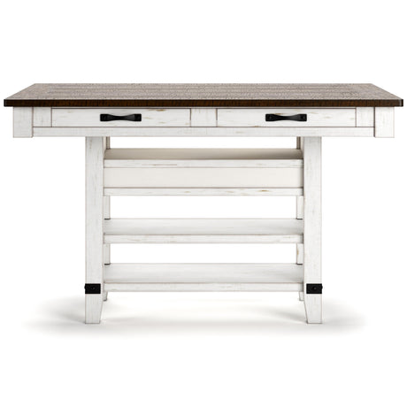  Signature Design by Ashley Valebeck D546-32 Rectangular Dining Room Counter Table IMAGE 5