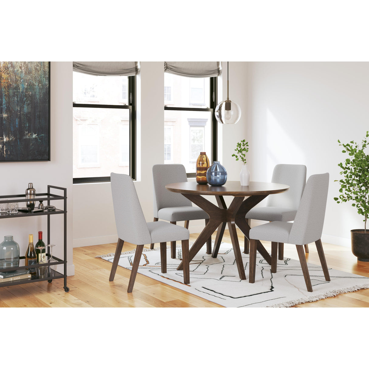  Signature Design by Ashley Lyncott D615-15 Round Dining Room Table IMAGE 6