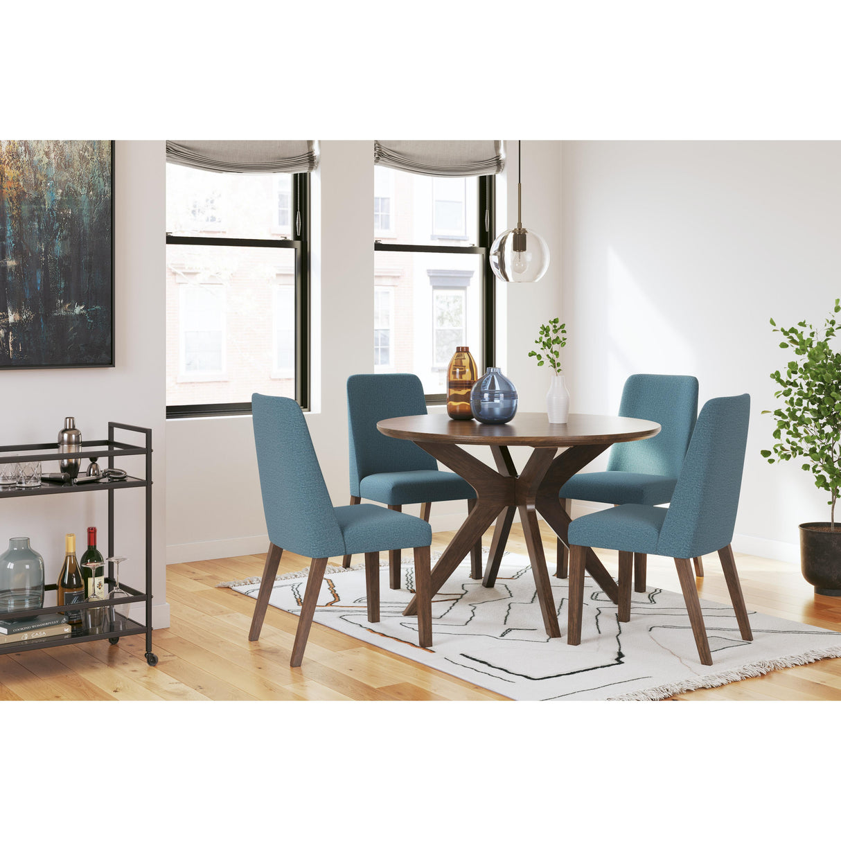  Signature Design by Ashley Lyncott D615-15 Round Dining Room Table IMAGE 8