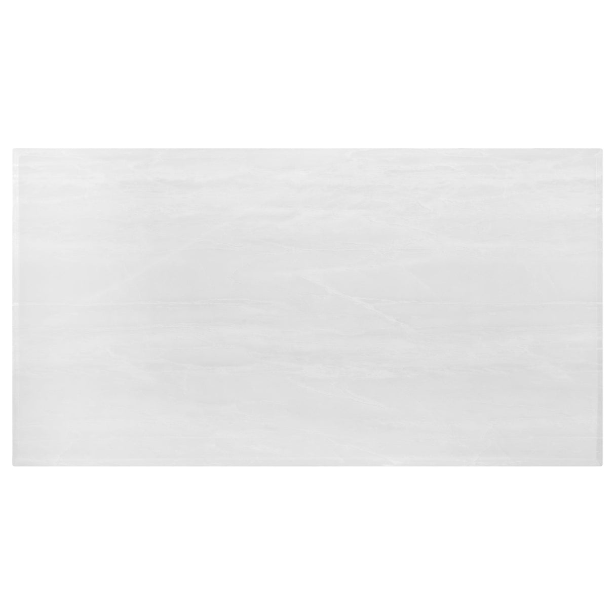  Coaster Furniture Kerwin 111101 Rectangular 71-inch Stone Top Dining Table - White IMAGE 6
