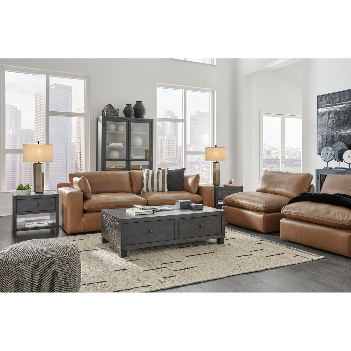  Signature Design by Ashley Emilia 30901S1 2 pc Sectional Loveseat IMAGE 6