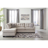  Signature Design by Ashley Mahoney 31004S3 2 pc Sleeper Sectional with Chaise IMAGE 2