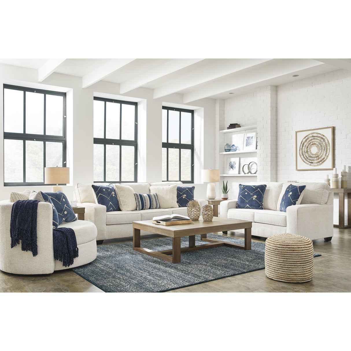  Ashley Padova 3370644 Swivel Accent Chair IMAGE 6