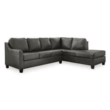  Signature Design by Ashley Valderno 47804S1 2 pc Sectional with Chaise IMAGE 1
