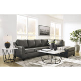  Signature Design by Ashley Valderno 47804S1 2 pc Sectional with Chaise IMAGE 5