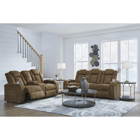  Signature Design by Ashley Wolfridge 6070318 Power Reclining Loveseat with Console and Adjustable Headrest IMAGE 18