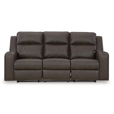  Signature Design by Ashley Lavenhorne 6330689 Reclining Sofa with Drop Down Table IMAGE 3