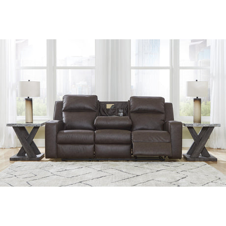  Signature Design by Ashley Lavenhorne 6330689 Reclining Sofa with Drop Down Table IMAGE 7