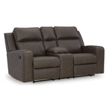  Signature Design by Ashley Lavenhorne 6330694 Double Reclining Loveseat with Console IMAGE 1