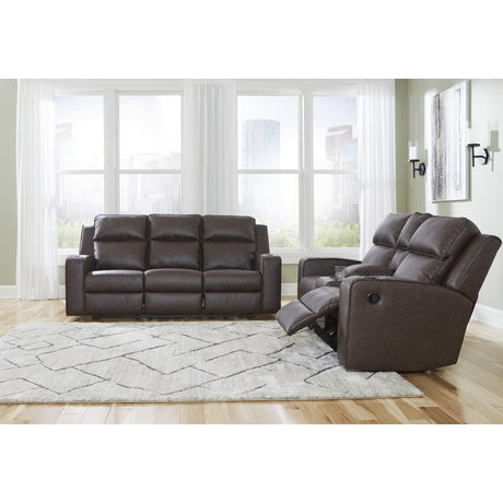  Signature Design by Ashley Lavenhorne 6330694 Double Reclining Loveseat with Console IMAGE 8