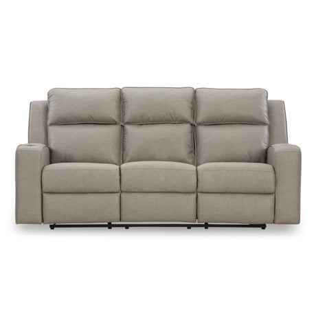  Signature Design by Ashley Lavenhorne 6330789 Reclining Sofa with Drop Down Table IMAGE 3