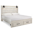  Signature Design by Ashley Cambeck King Panel Bed with Storage B192-58/B192-56S/B192-95/B100-14 IMAGE 1