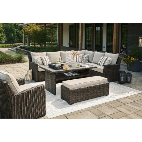  Signature Design by Ashley Brook Ranch P465-625 Rectangular Multi-Use Table IMAGE 8